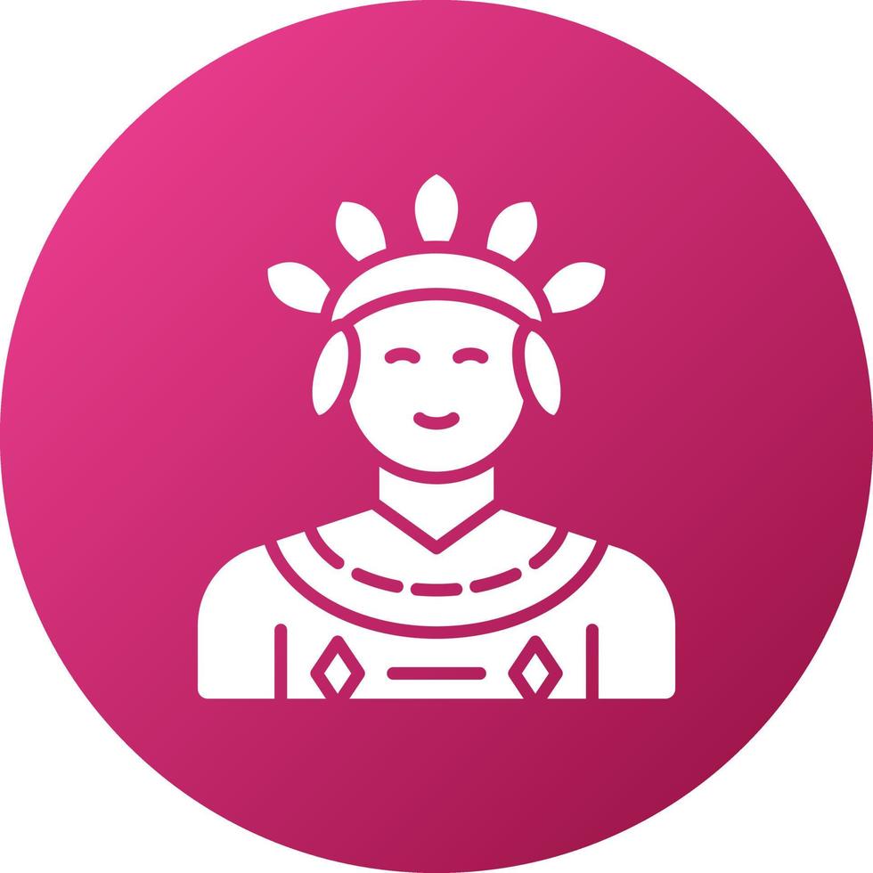 Shaman Icon Style vector