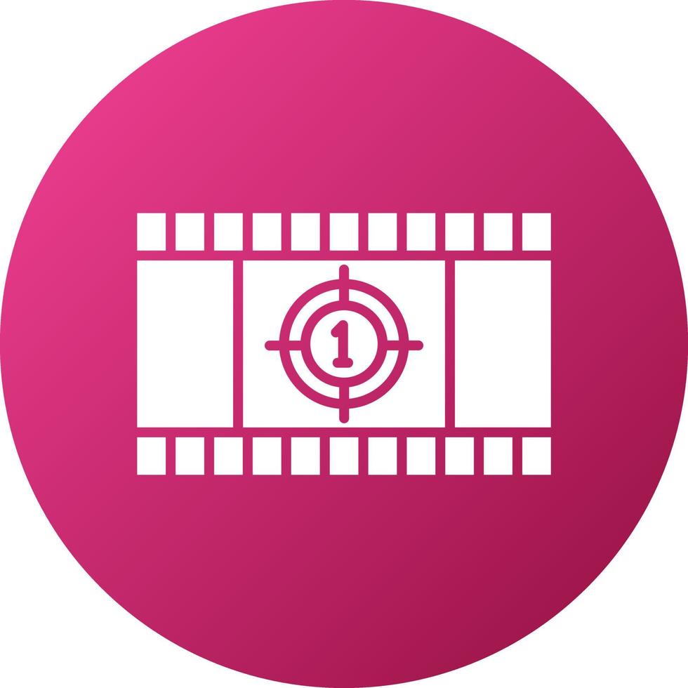 Cinema Countdown Icon Style vector