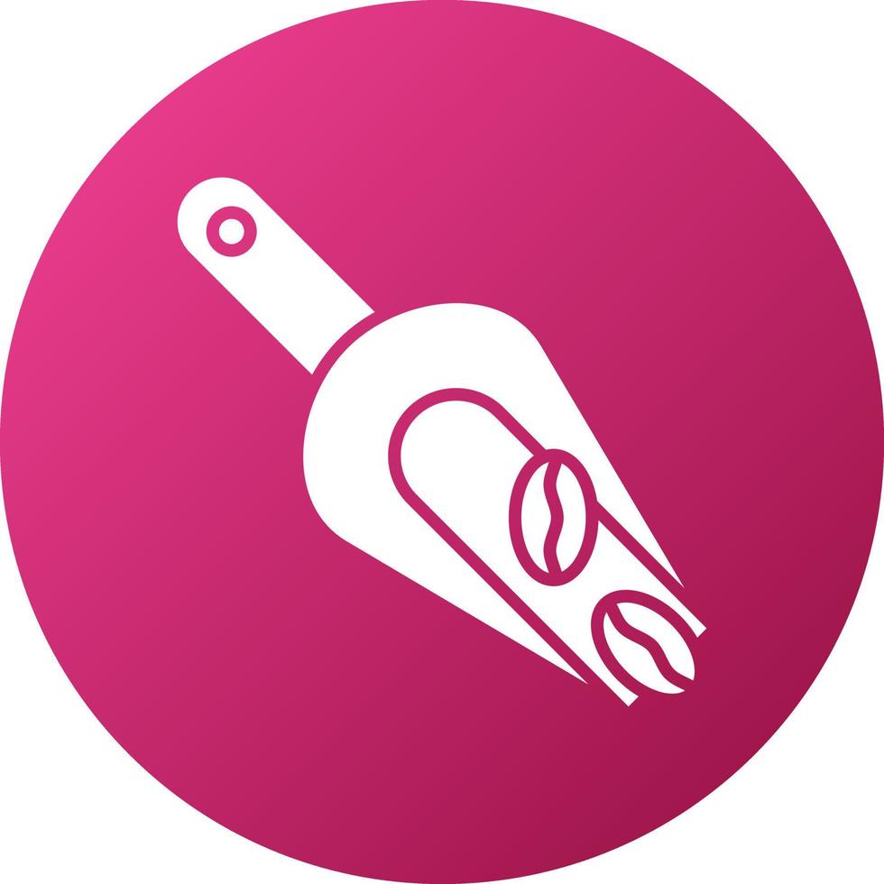 Coffee Scoop Icon Style vector