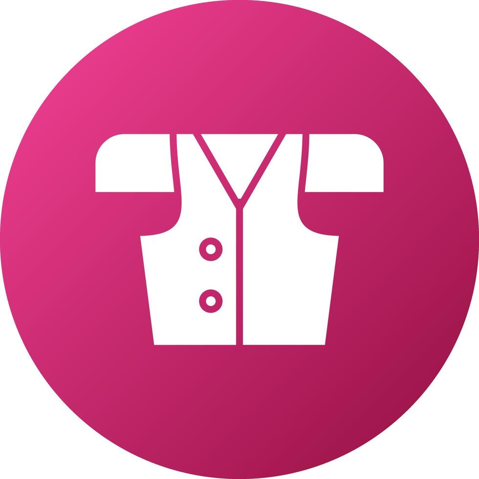 Shoulder Pad Icon Style vector