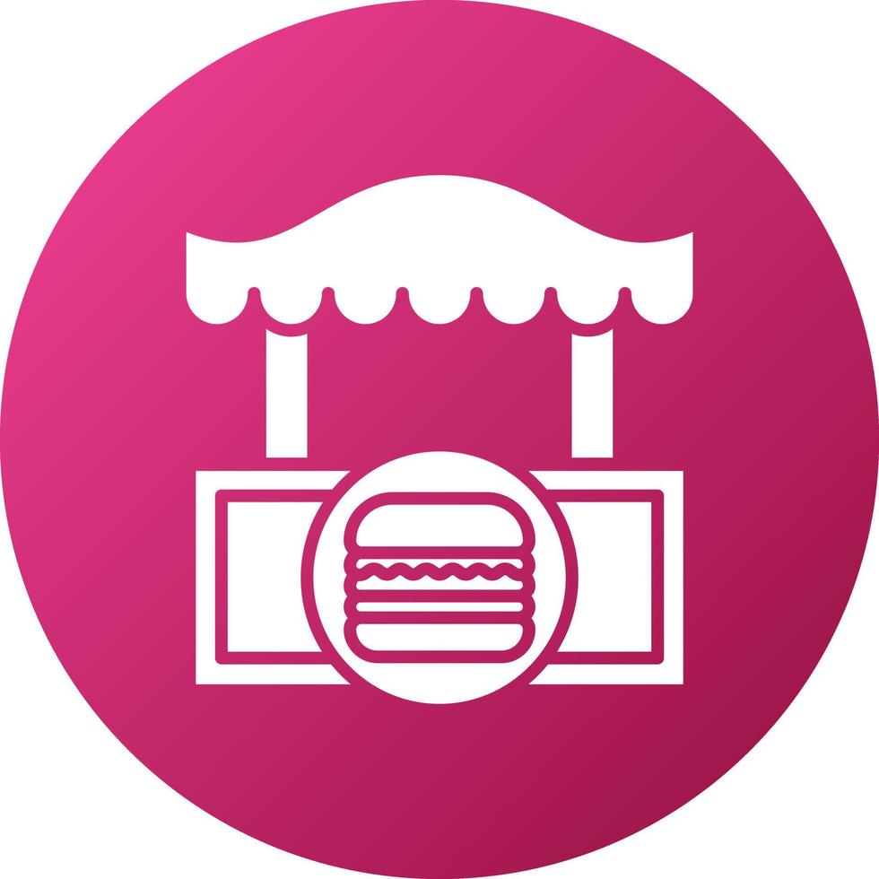 Burger Shop Icon Style vector