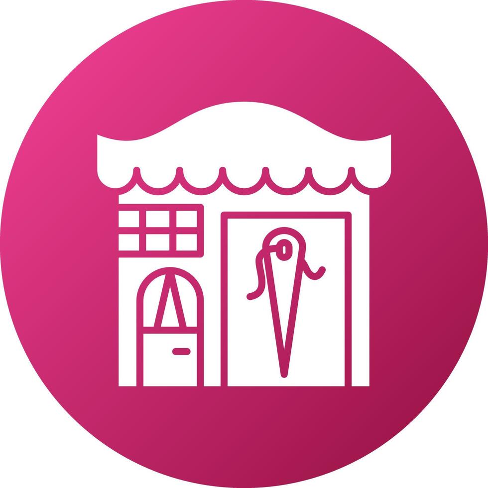Tailor Shop Icon Style vector