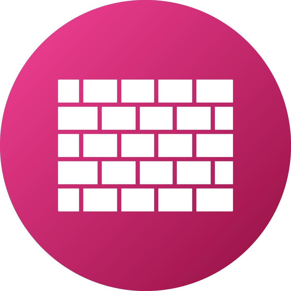 Brick Wall Icon Style vector