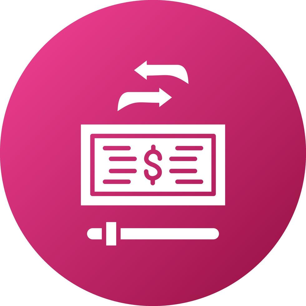 Minimum Transaction Amount Icon Style vector