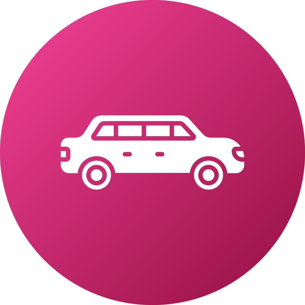 Limousine Icon Style vector