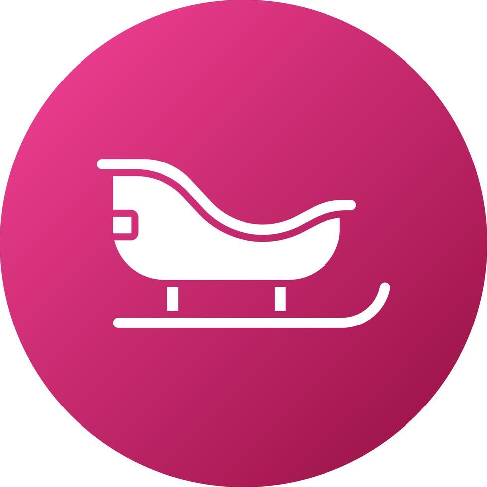 Sled Icon Style vector