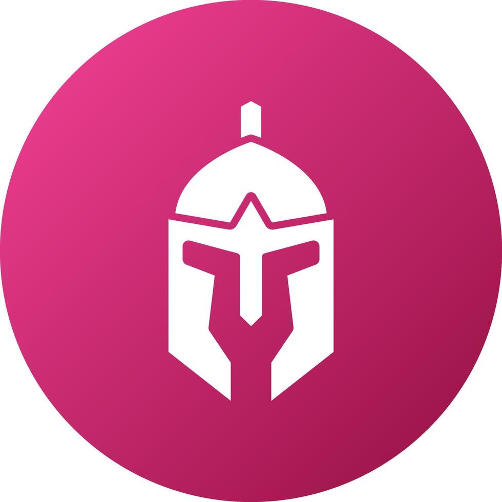 Roman Helmet Icon Style vector