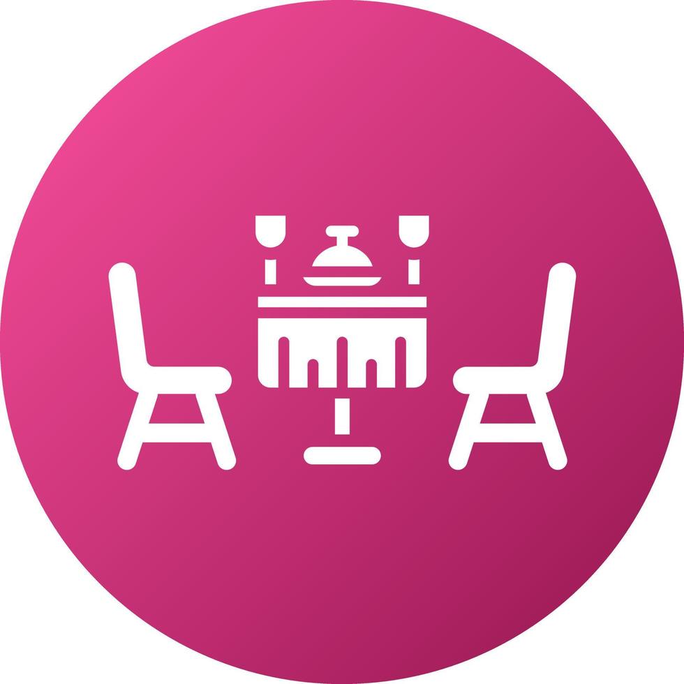 Food Table Icon Style vector