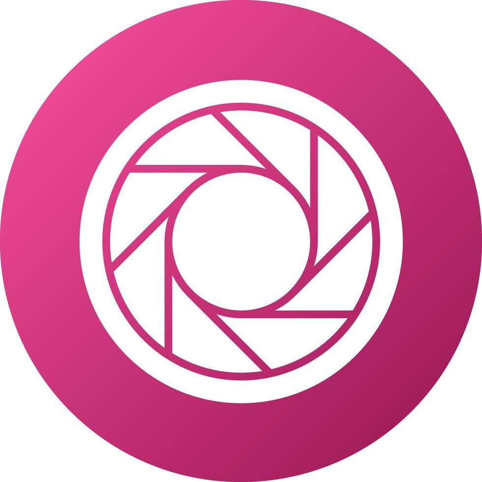 Camera Exposure Icon Style vector