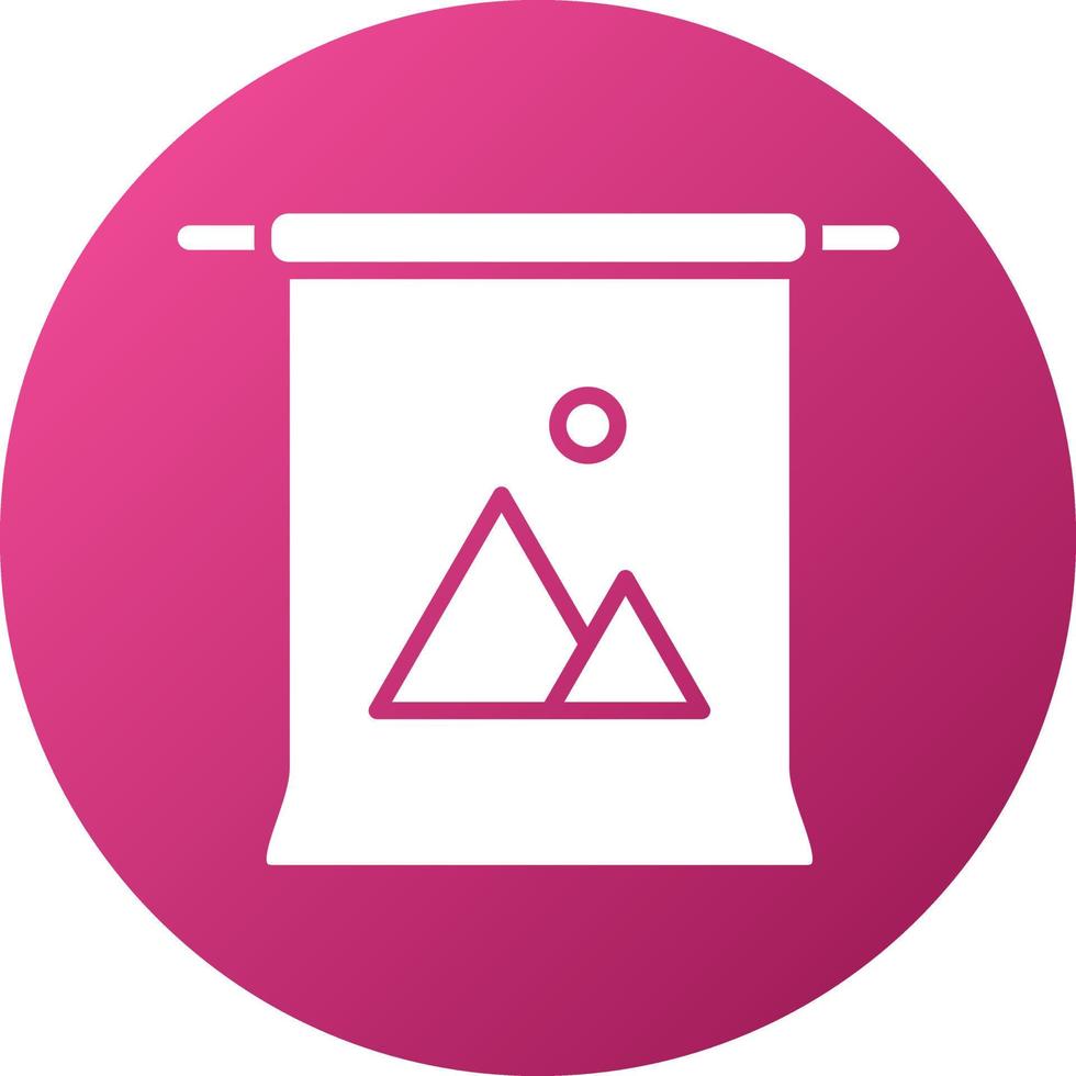 Camera Backdrop Icon Style vector
