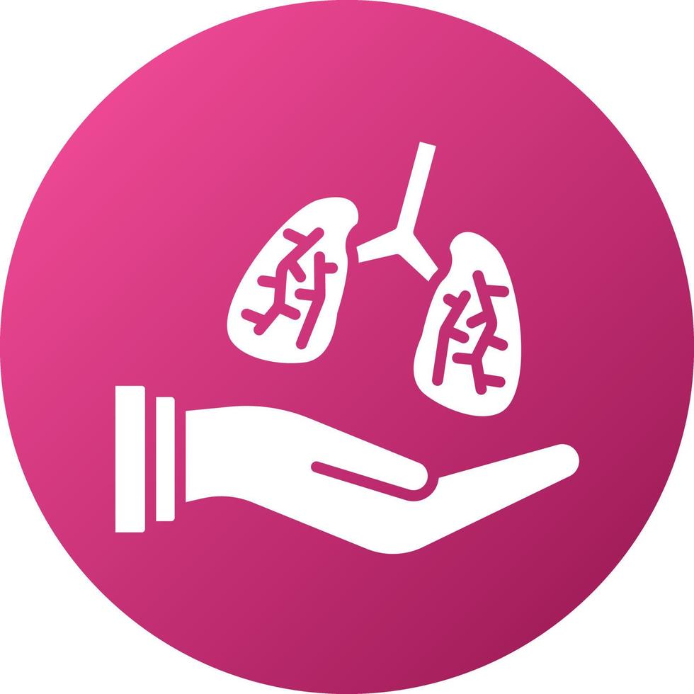 Organ Donation Icon Style vector