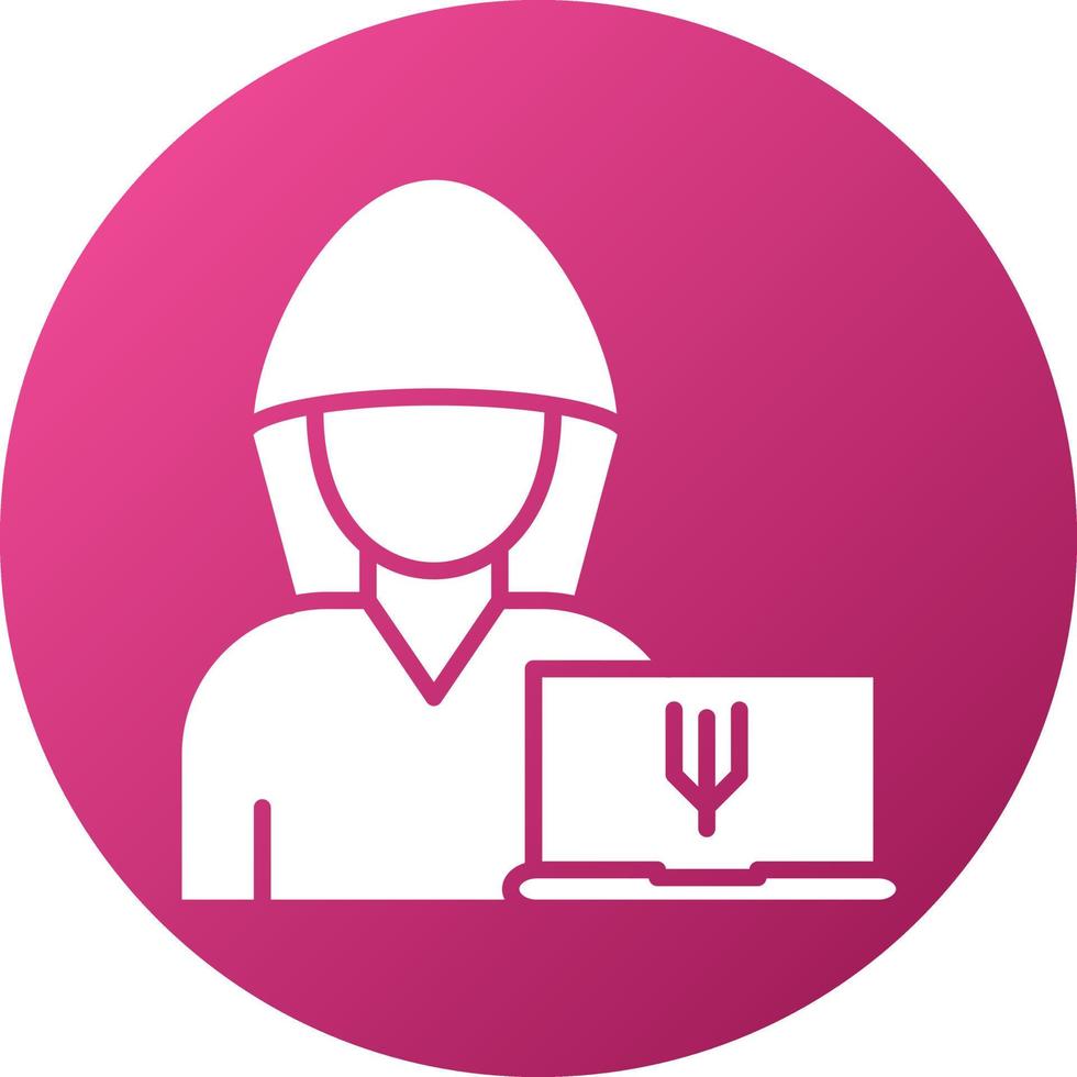Hacker Icon Style vector