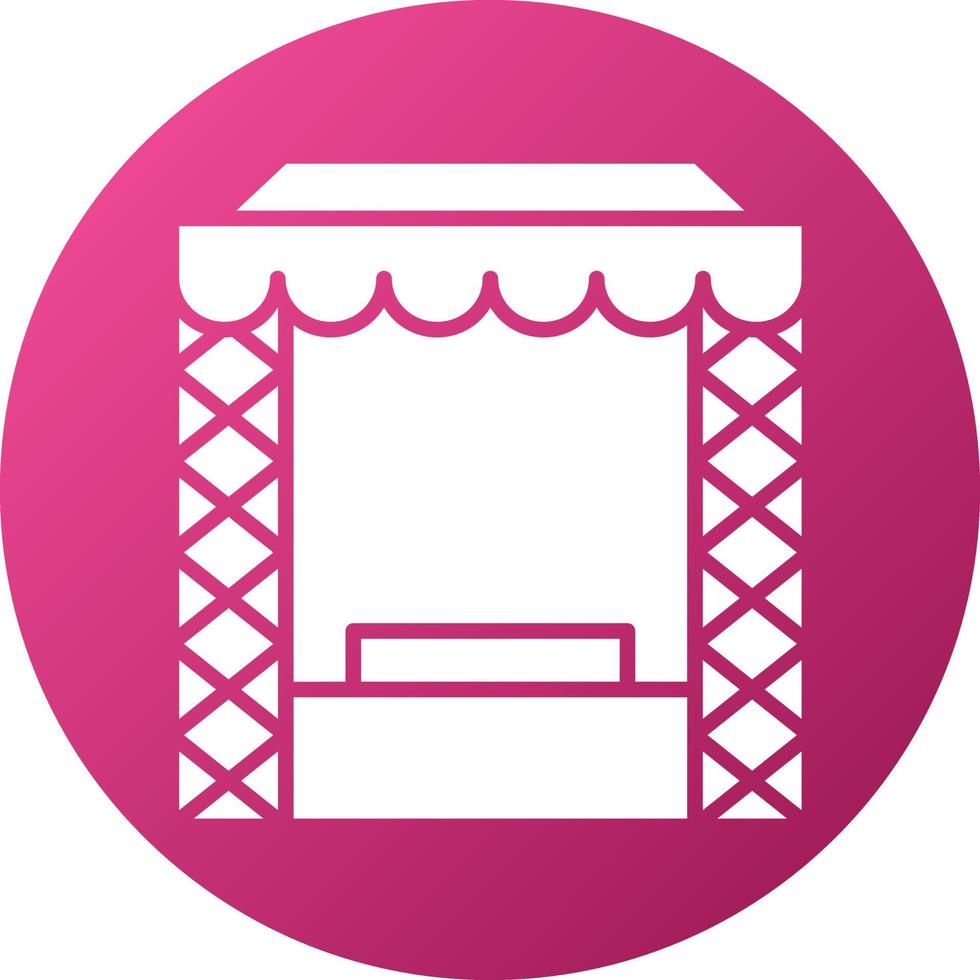 Stage Planing Icon Style vector