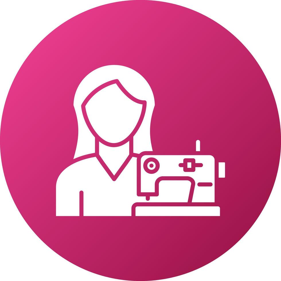 Tailoring Women Icon Style vector