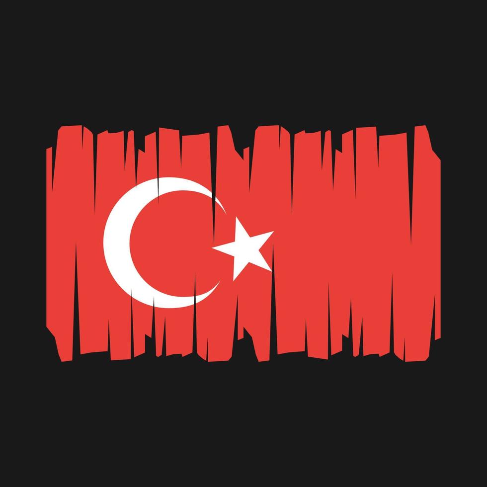 Turkey Flag Vector