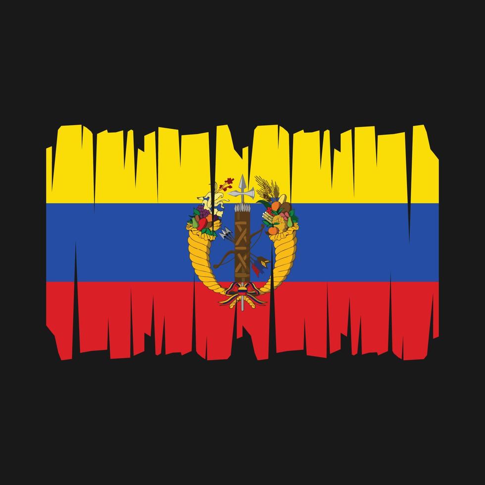 vector de bandera de colombia