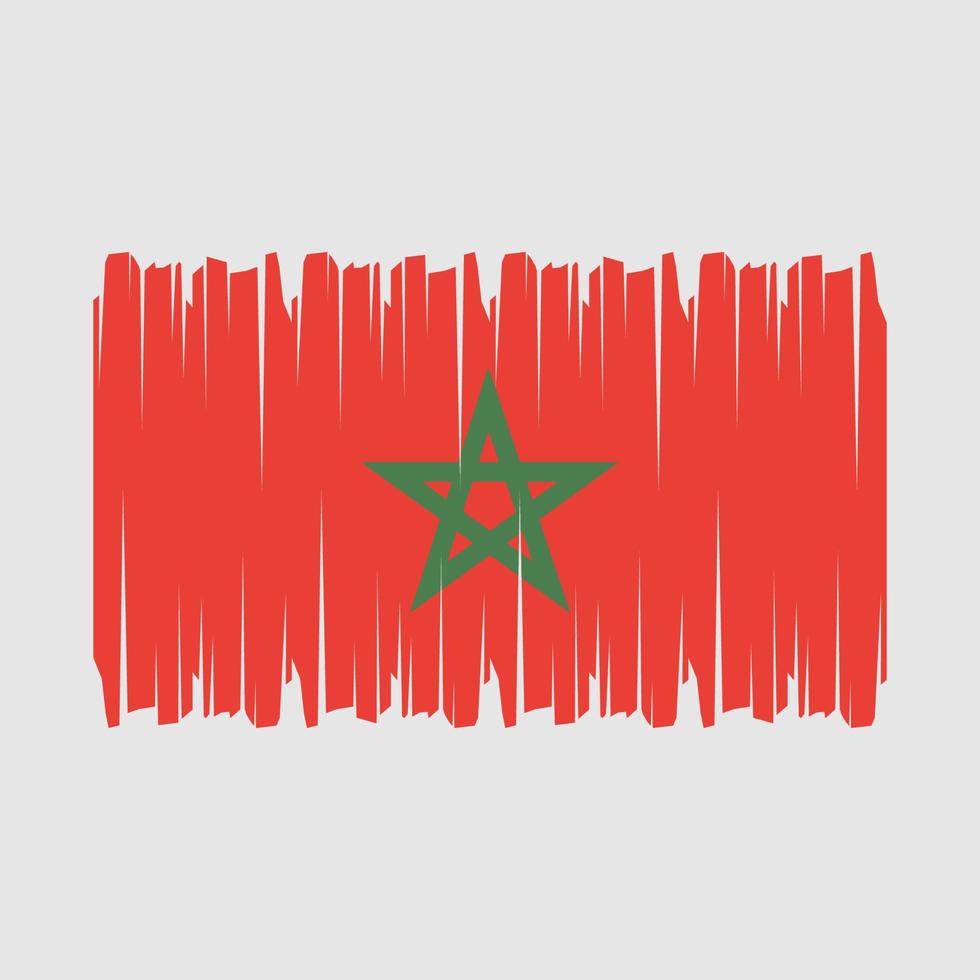 Morocco Flag Vector 21811999 Vector Art at Vecteezy