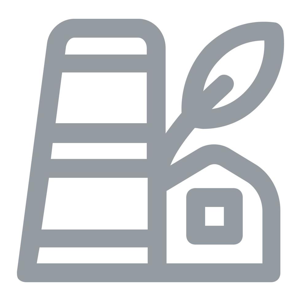 green factory icon vector