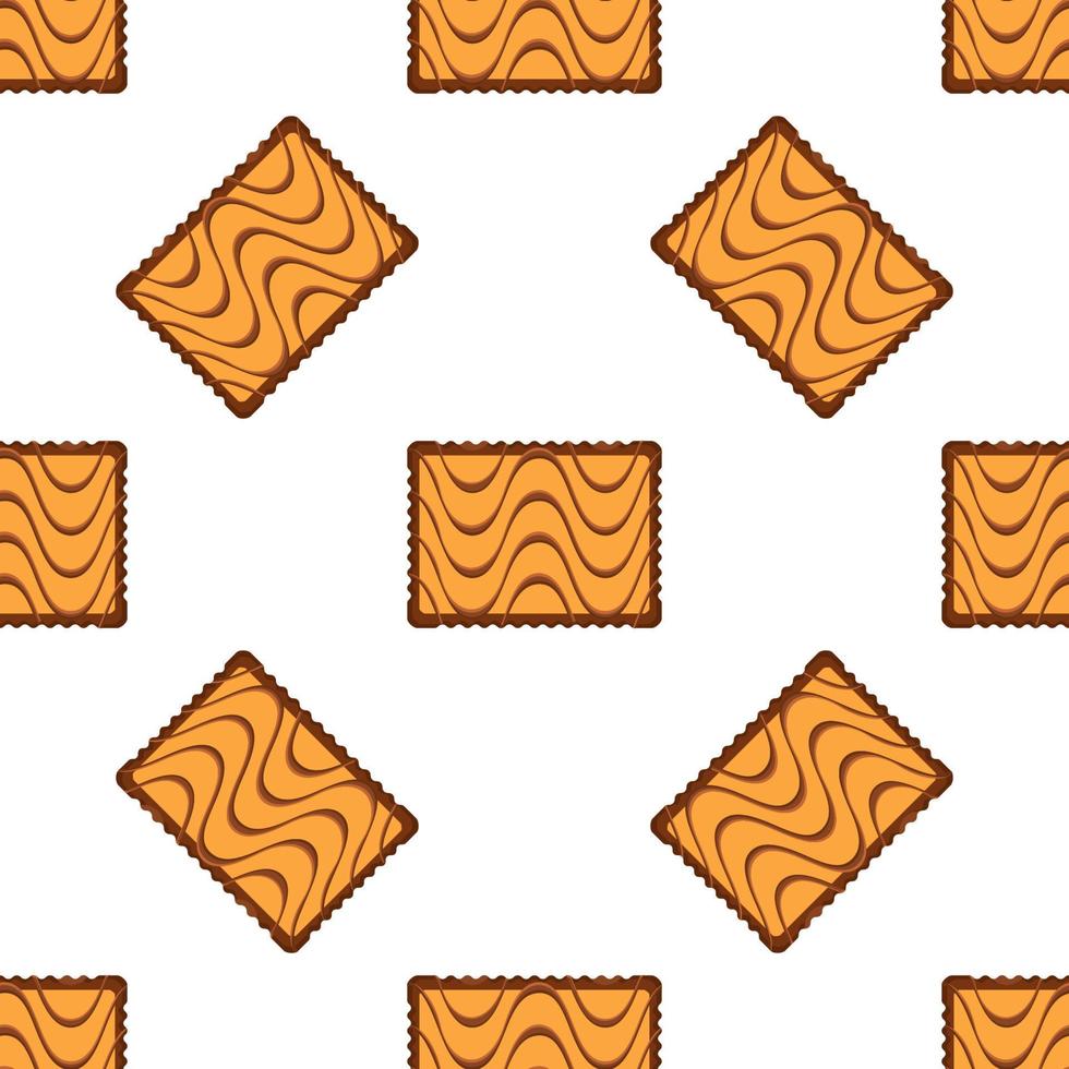 Pattern homemade cookie different taste in pastry biscuit vector