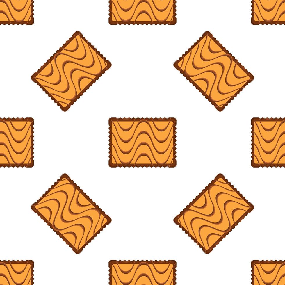 Pattern homemade cookie different taste in pastry biscuit vector