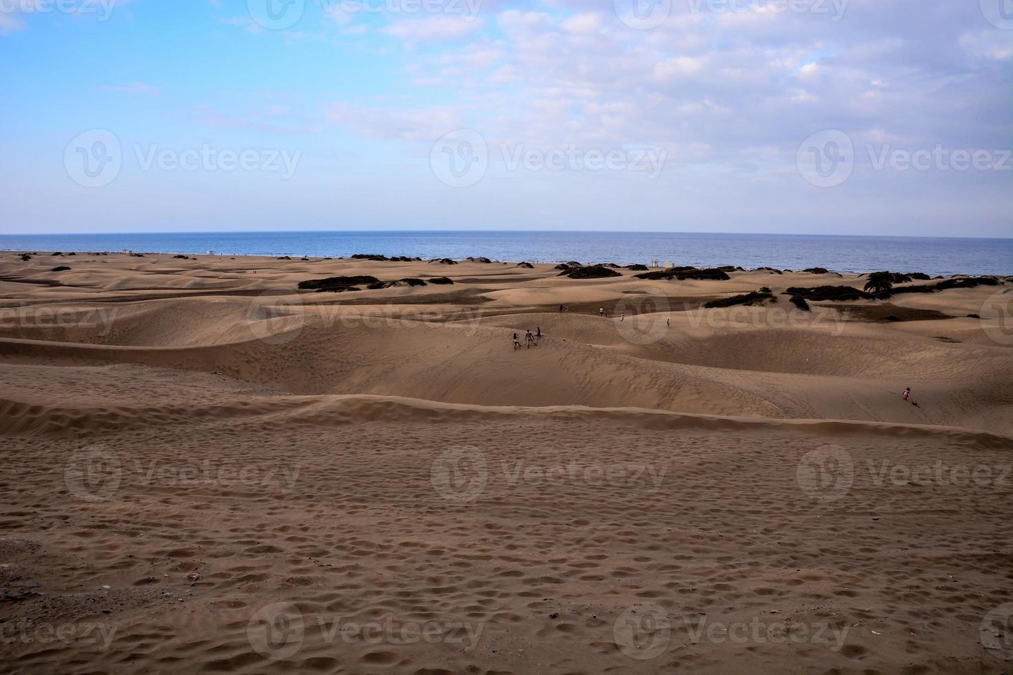 View of the sand dunes photo