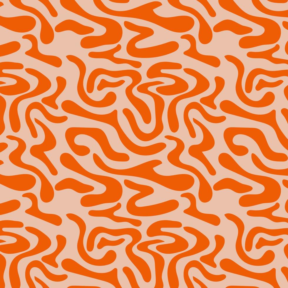 seamless psychedelic patterns in modern retro groovy style. vector