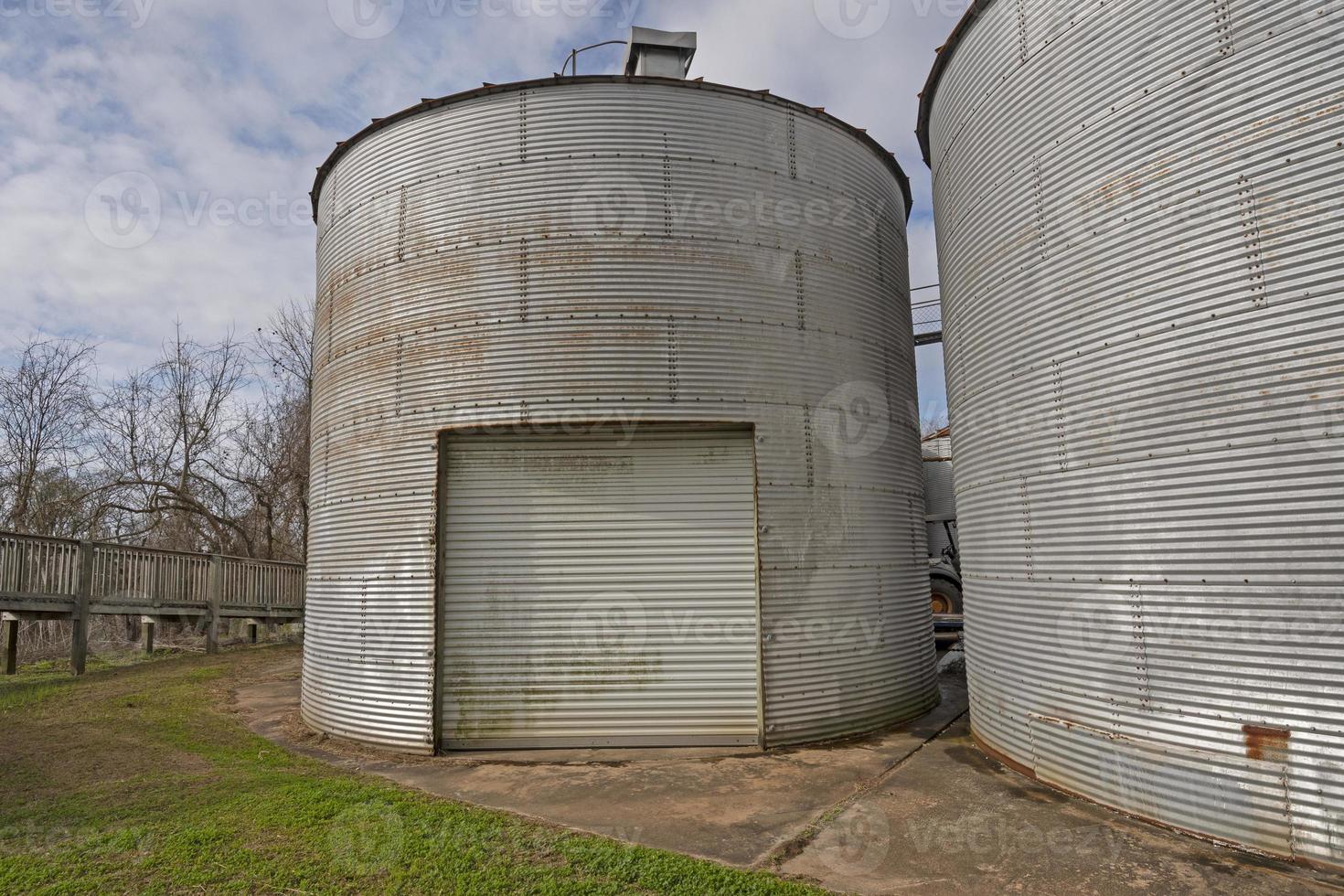 Farm Silo Converted to a Garage photo