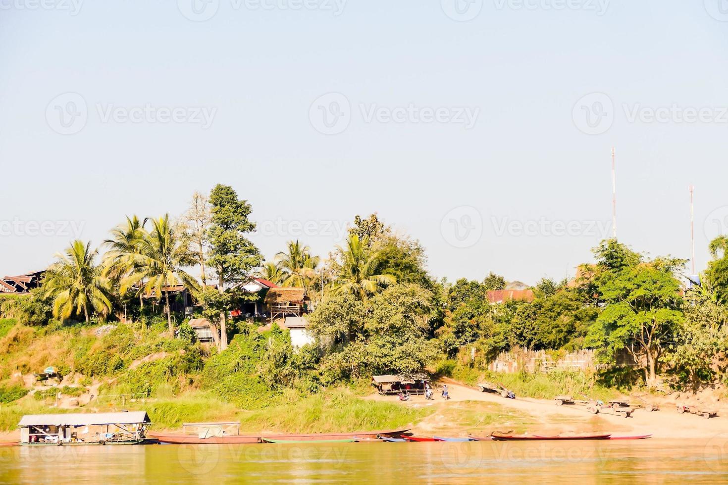 Rural landscape in Asia photo