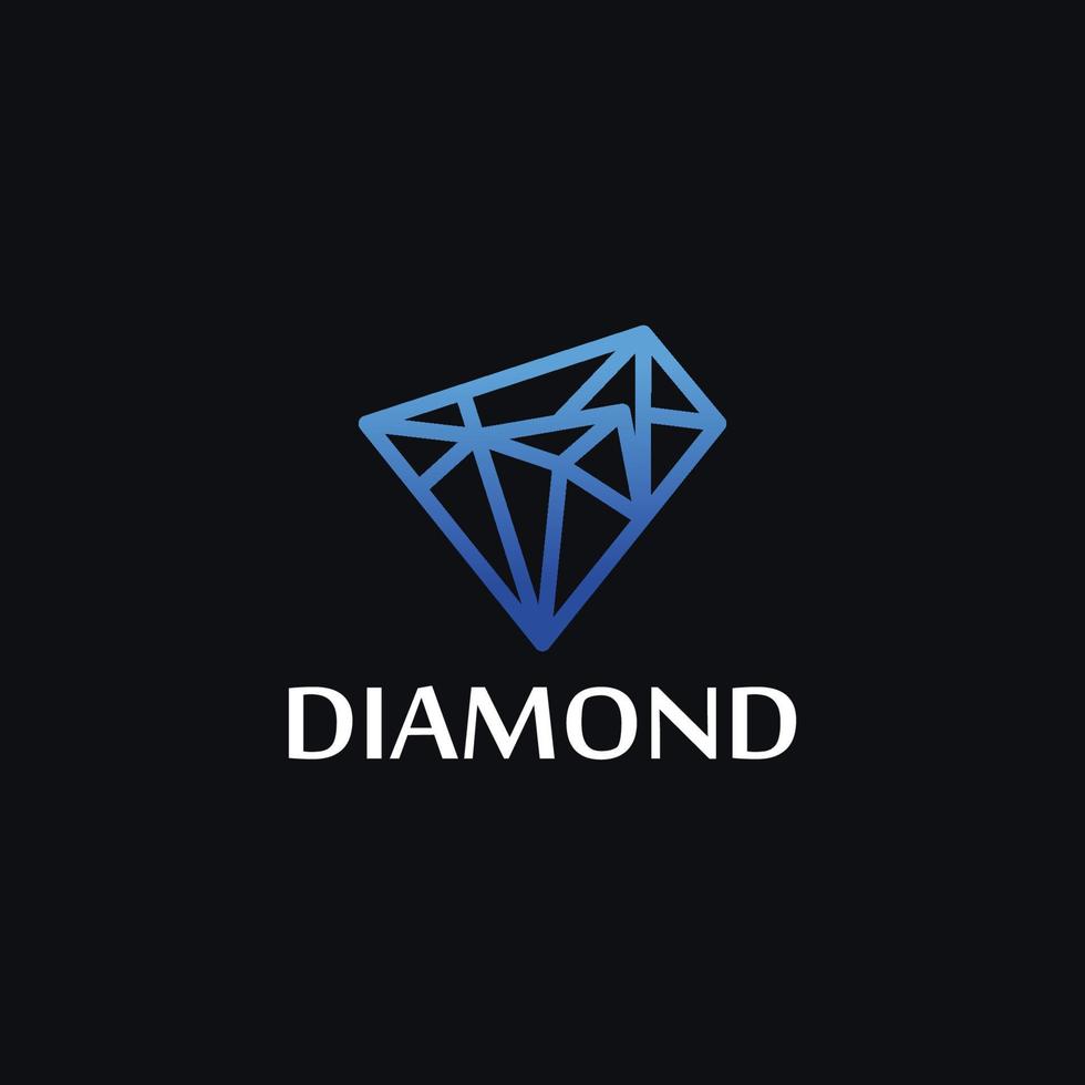 plantilla de vector de logotipo de diamante