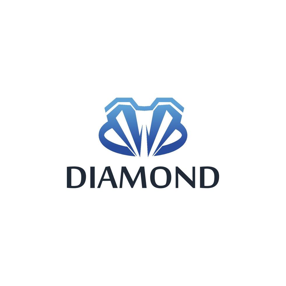 plantilla de vector de logotipo de diamante