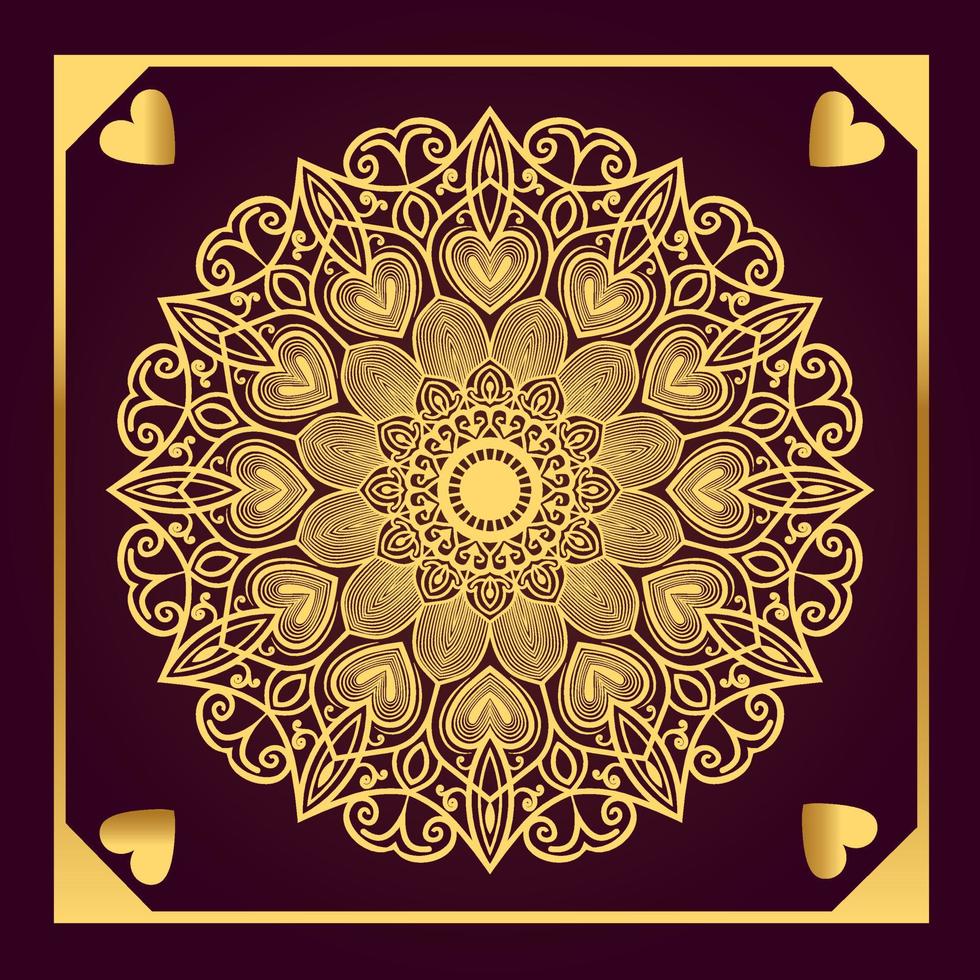 lujo mandala vector Arte