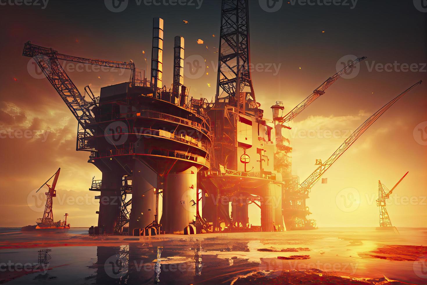 petróleo gas industria negocio foto