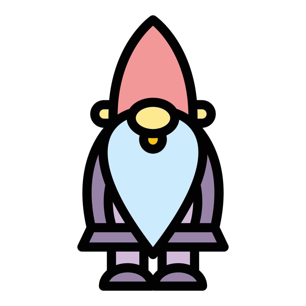 Home dwarf icon vector flat