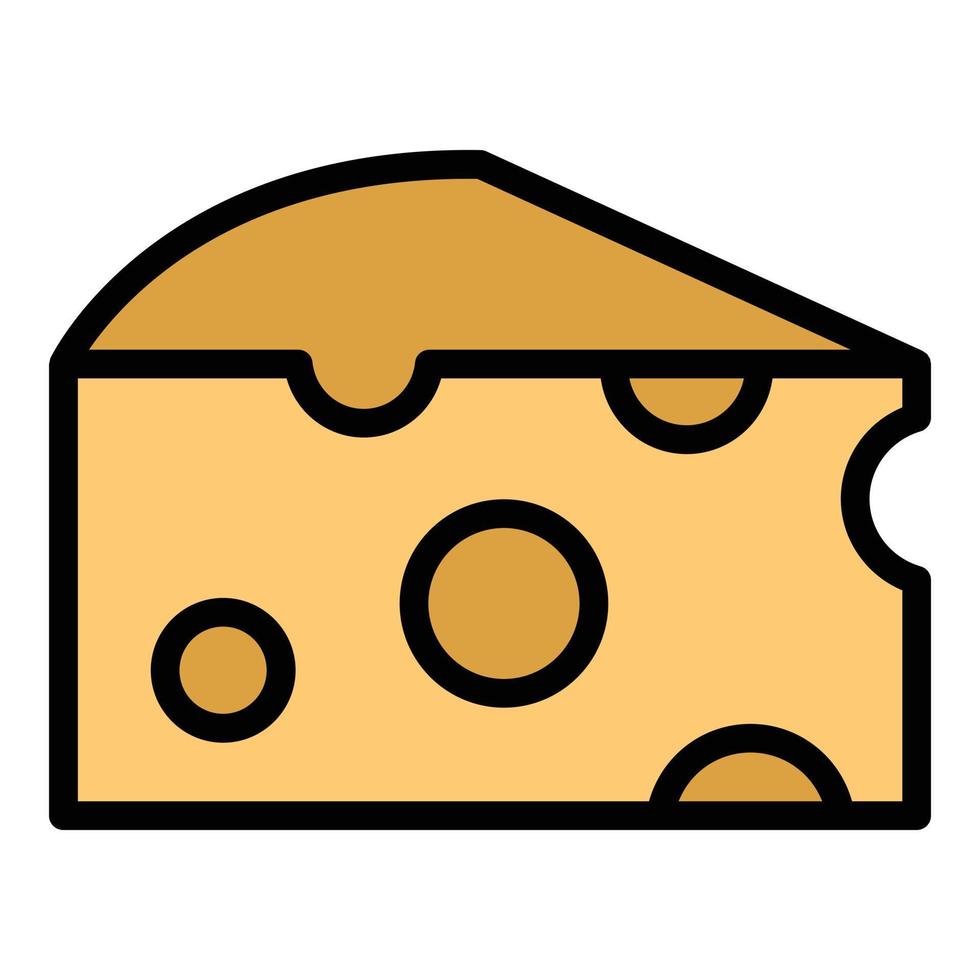 queso proteína icono vector plano