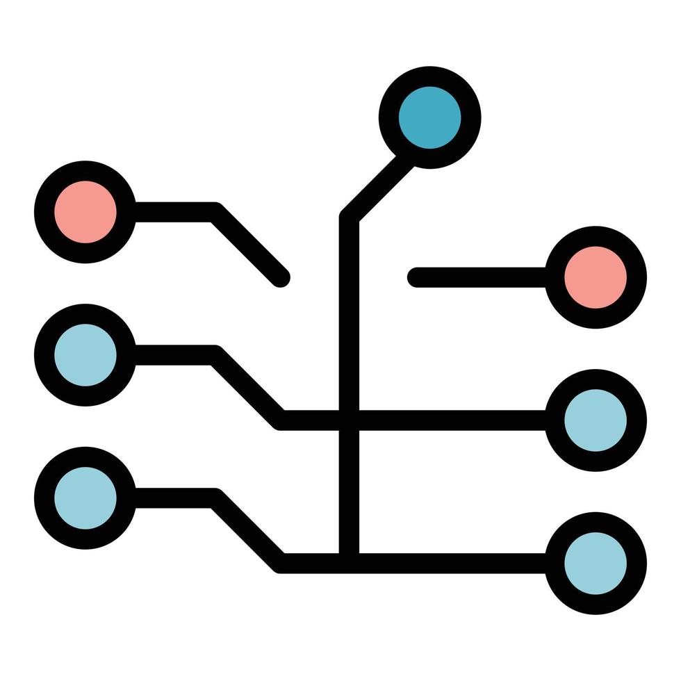 blockchain economía icono vector plano