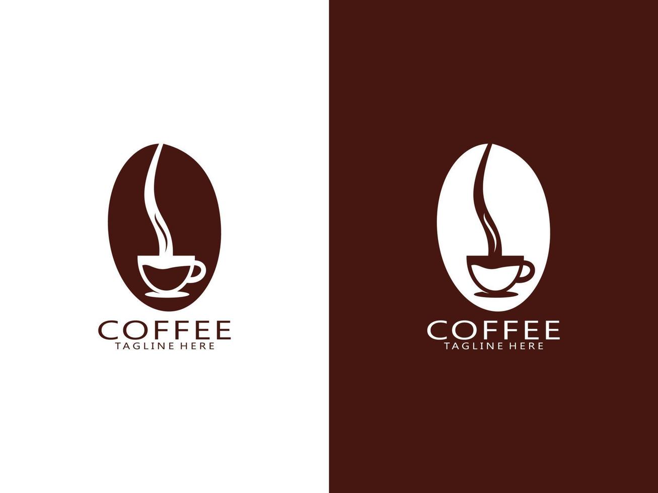 Coffee logo design template, Vector coffee logo for coffee shop and any business related to