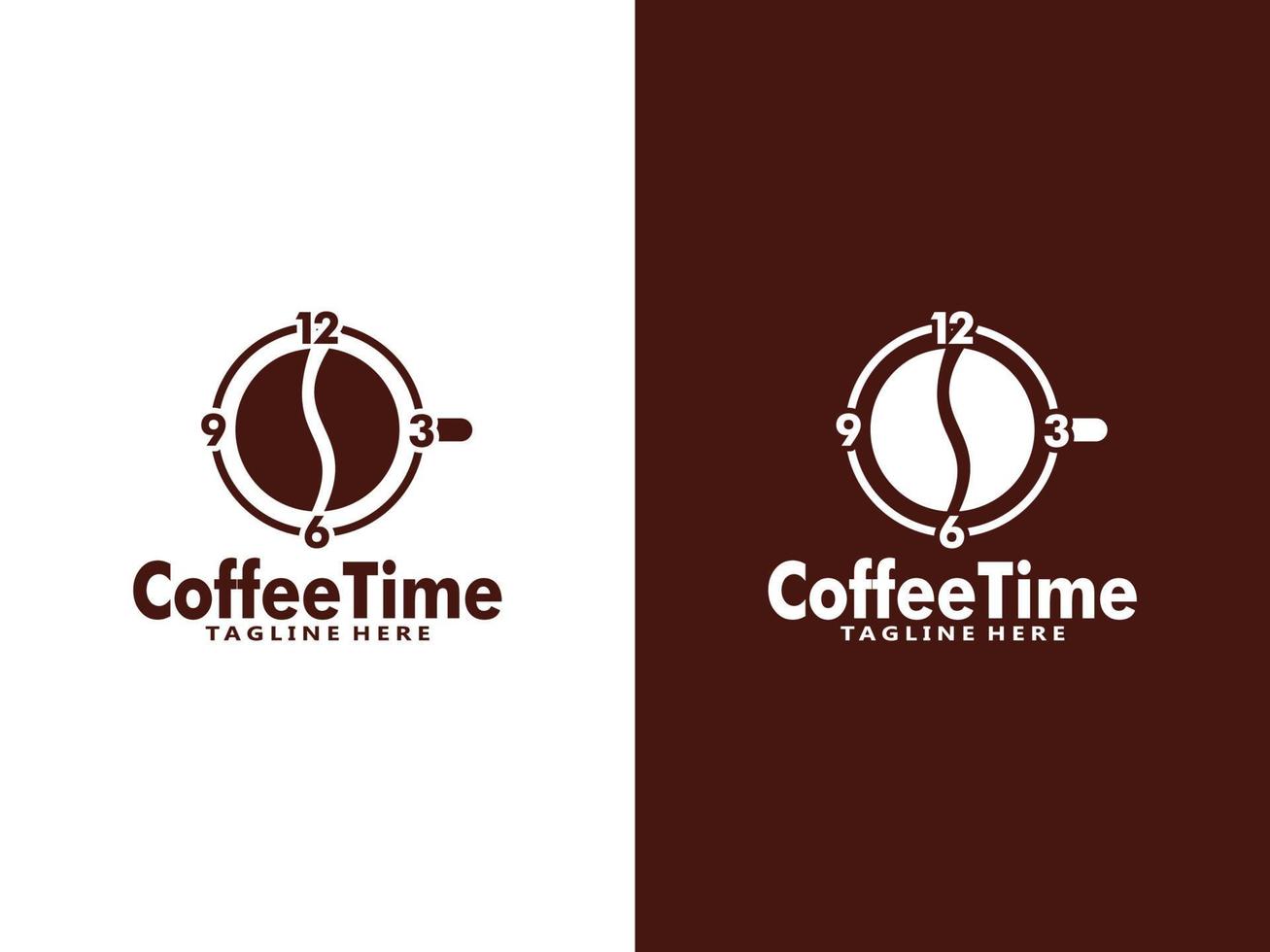 Coffee Time logo design template, Vector coffee logo for coffee shop and any business related to coffee.