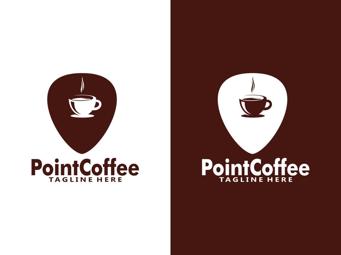 Coffee Place logo design template, Vector coffee logo for coffee shop and any business related to coffee.