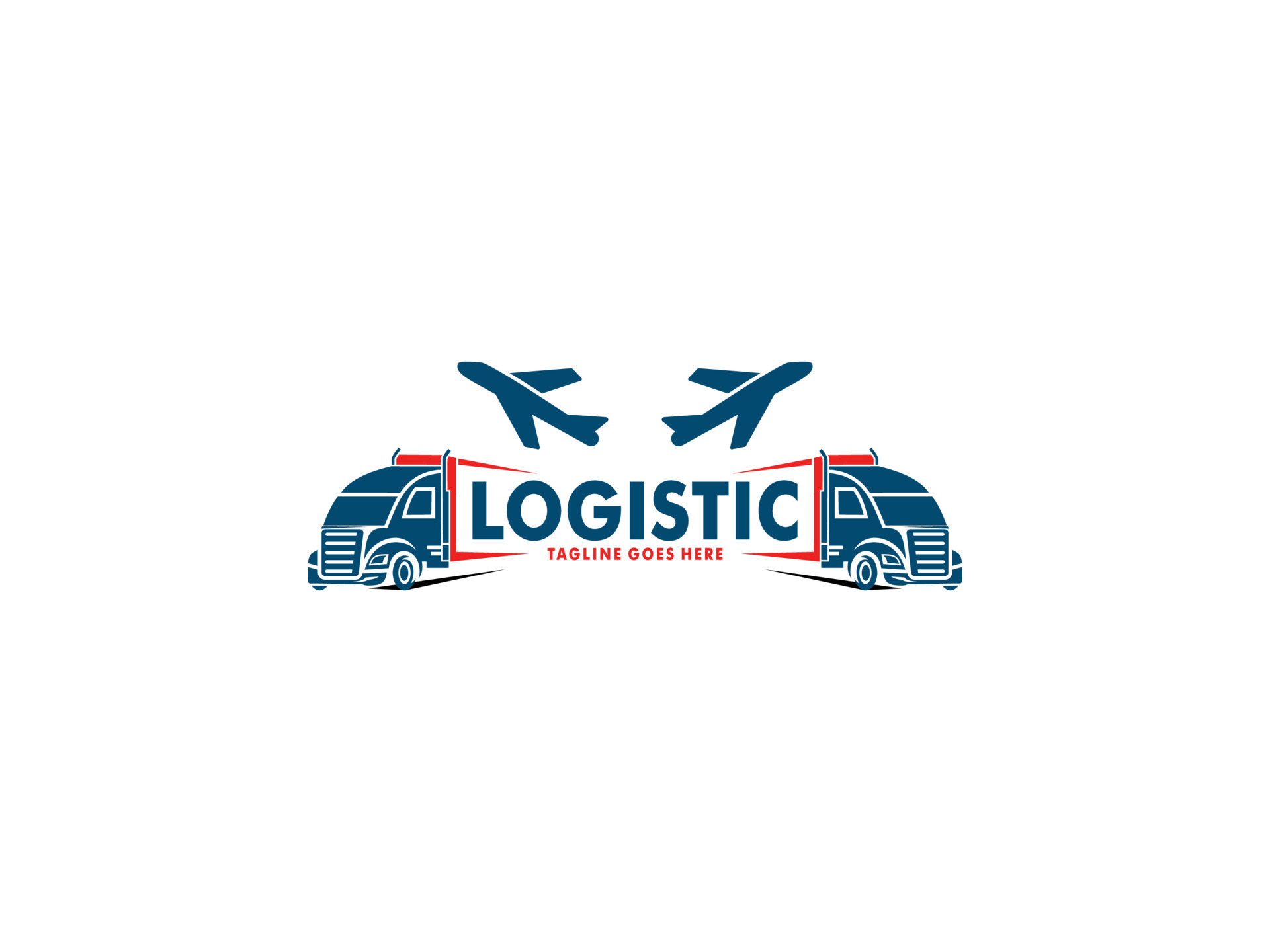 express logistic transportation concept logo design template 21813839