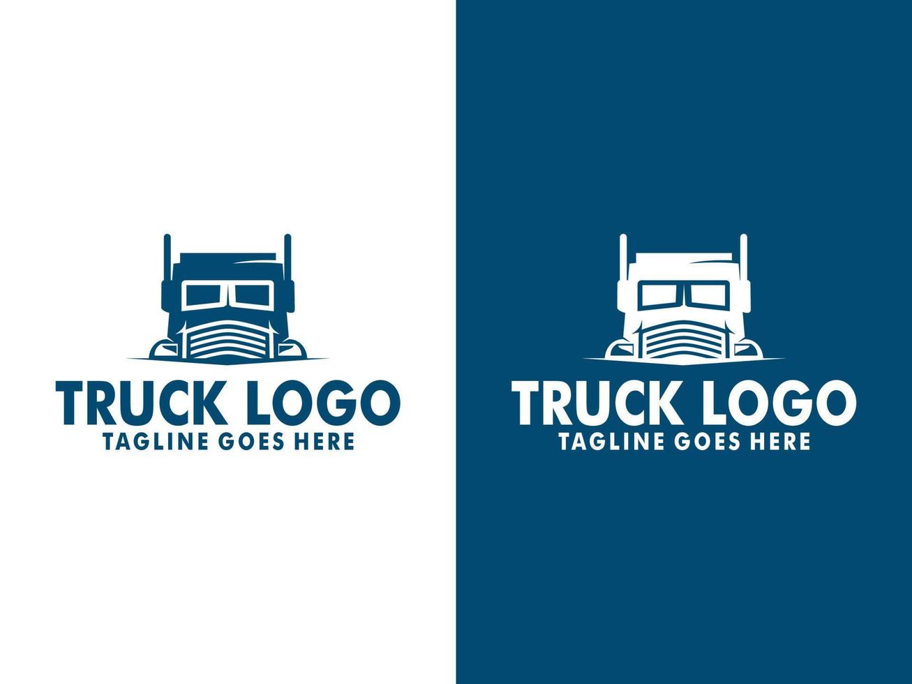 Truck logo design vector. Truck cargo, logistic, delivery logo template vector