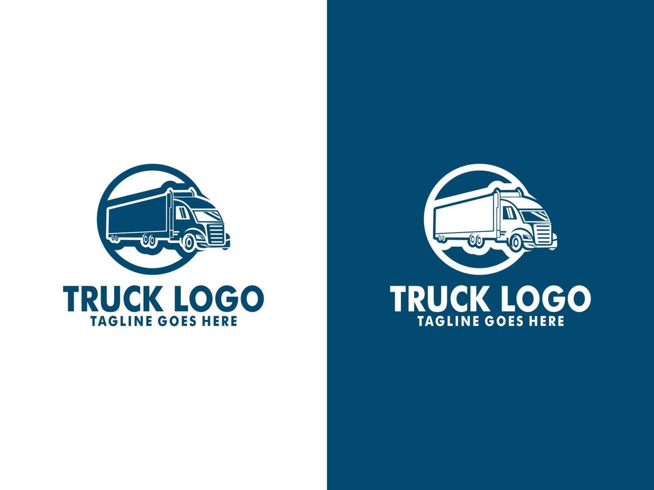 camión logo diseño vector. camión carga, logístico, entrega logo modelo vector