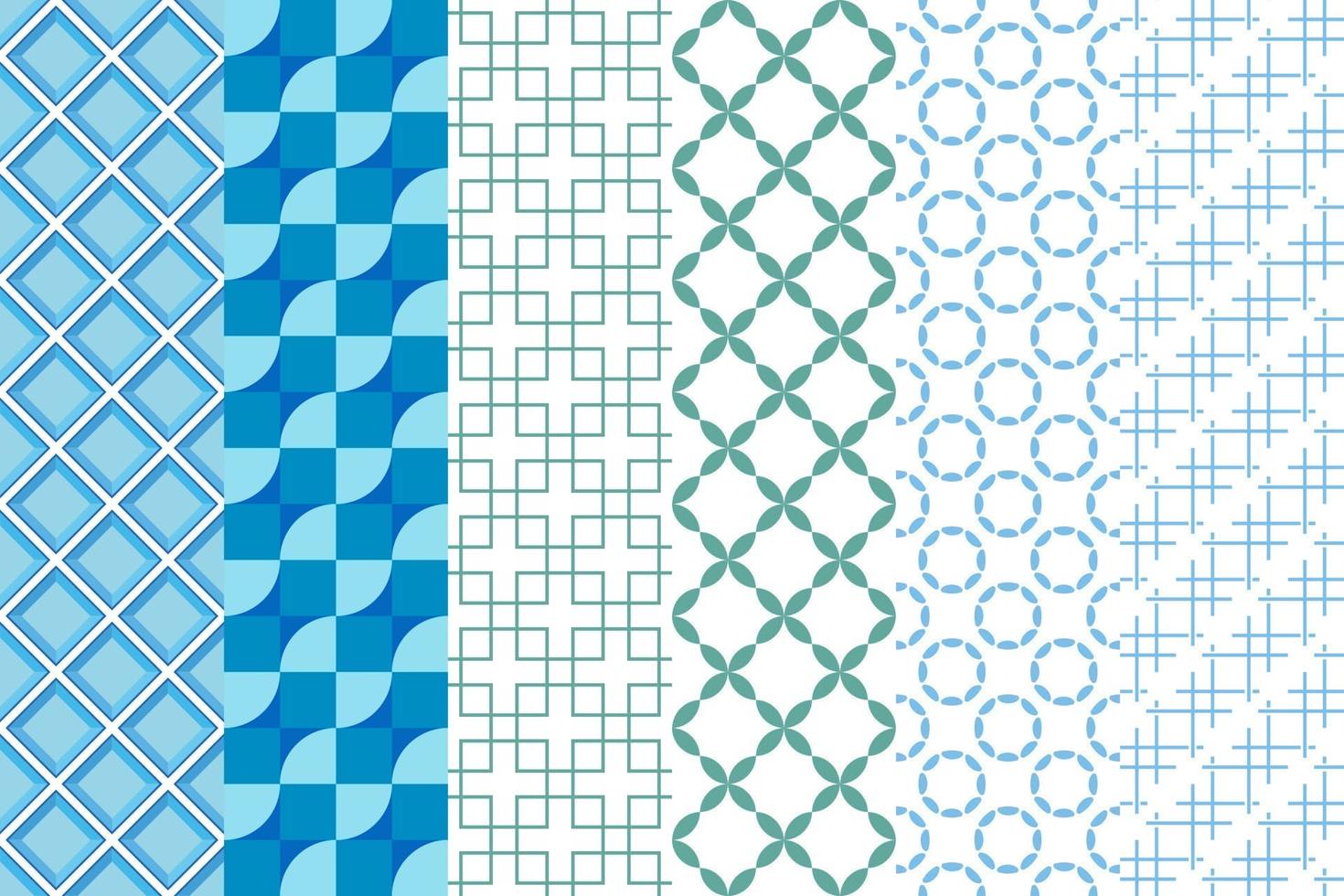 Classic set of pattern design fashion in abstract style. Elegant abstract background. vector