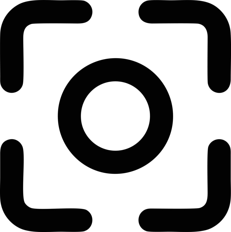 Target focus icon symbol design image, illustration of the success goal icon concept. EPS 10 vector