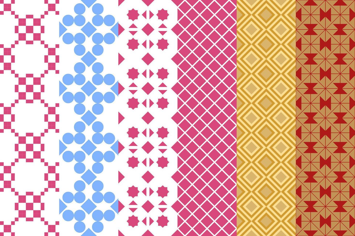 Seamless set of pattern. Elegant abstract background. Abstract geometric background. vector