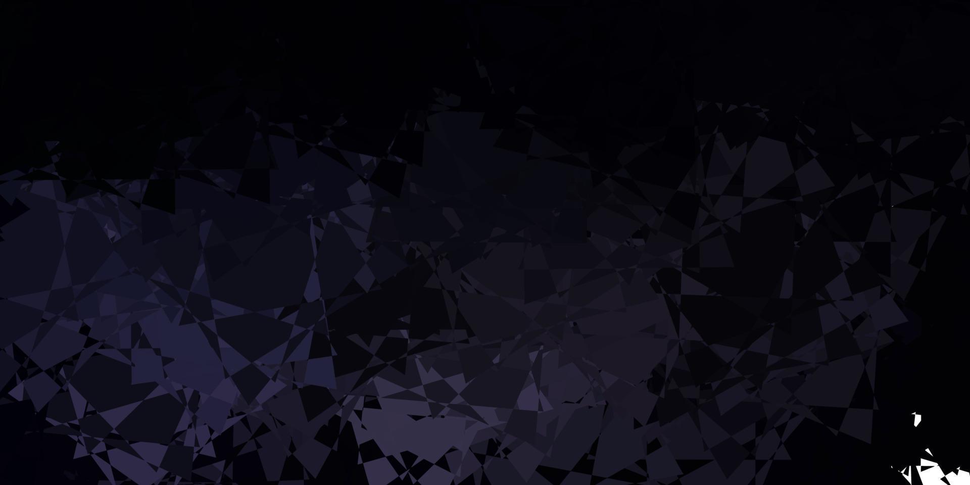 Dark Gray vector background with polygonal forms. 21814335 Vector Art