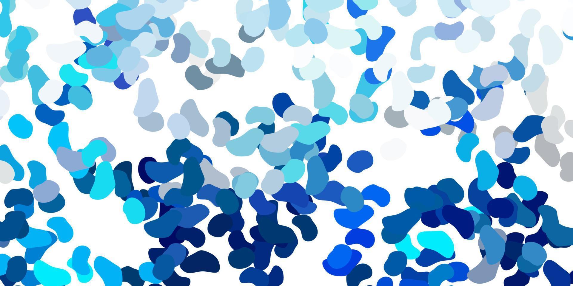 Light blue vector pattern with abstract shapes.