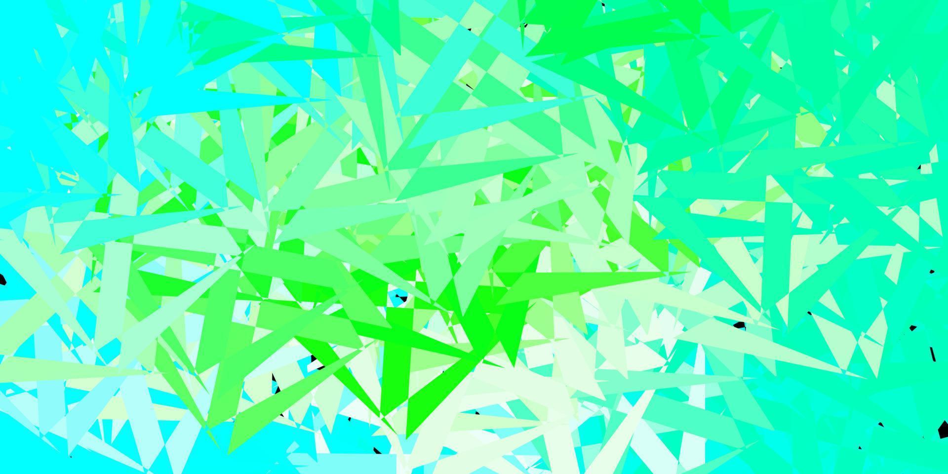 Light green vector layout with triangle forms.
