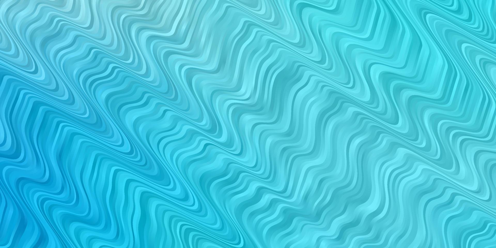 Light BLUE vector background with curved lines.