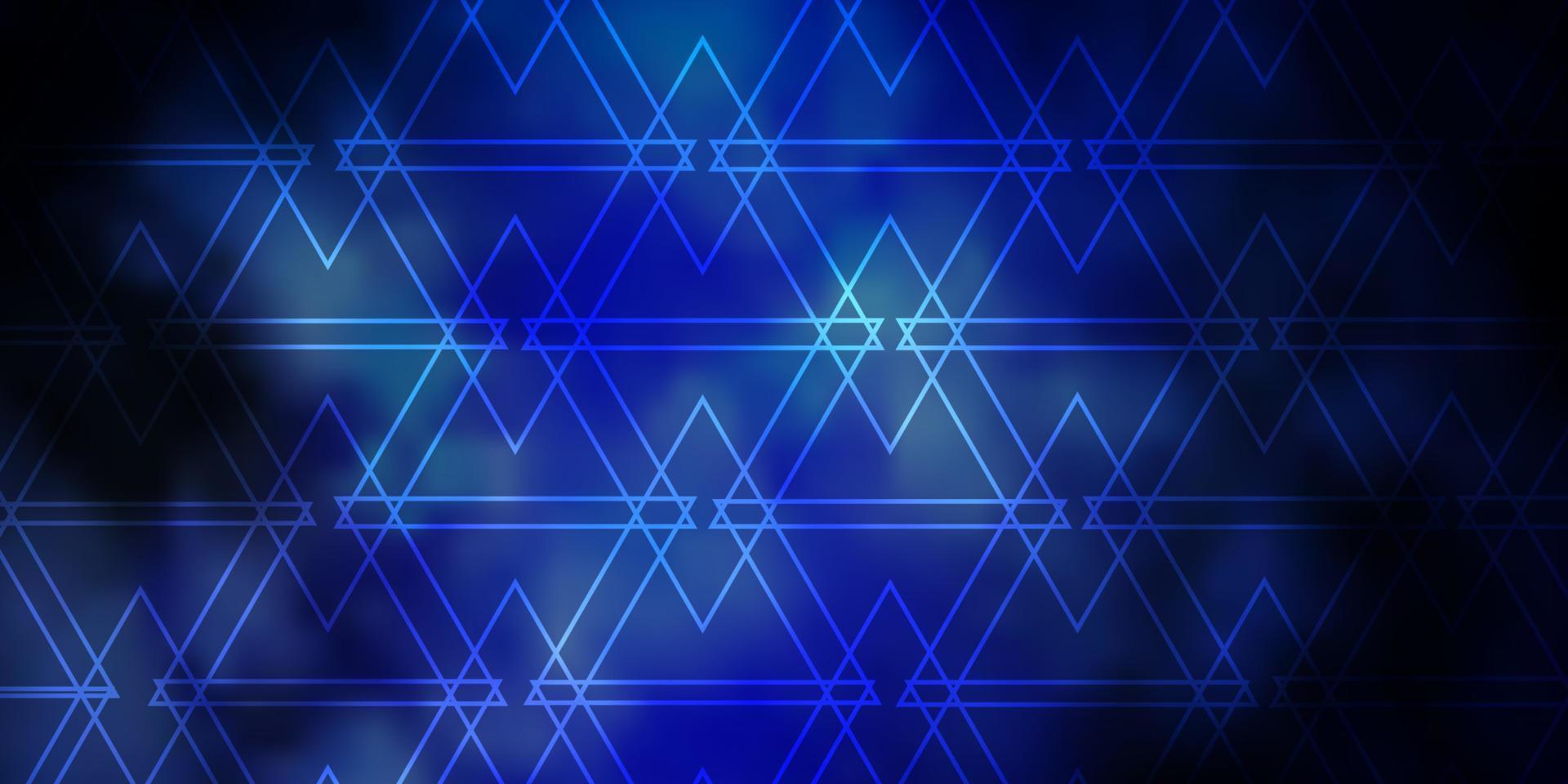 Dark BLUE vector layout with lines, triangles.