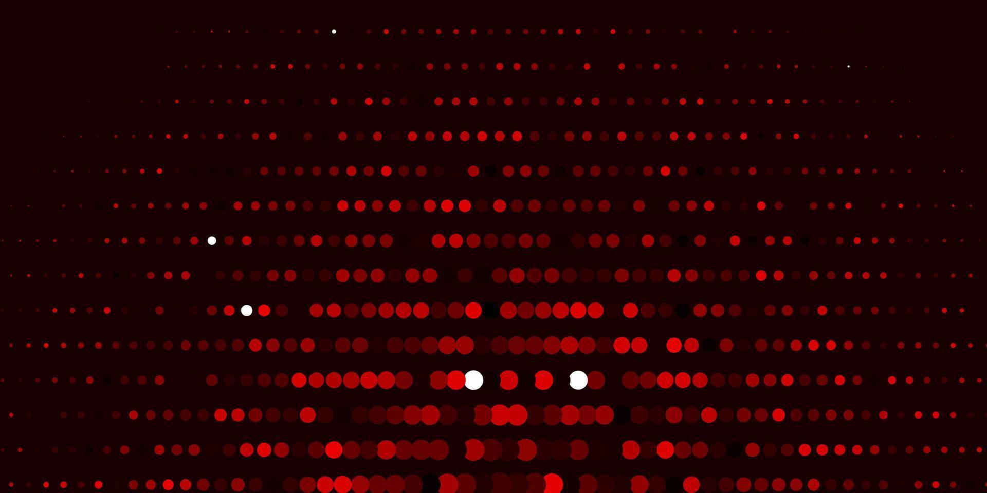 Dark Red vector layout with circles.